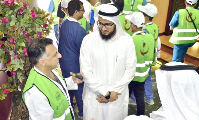The directorate has set up a major plan to process pilgrims on their arrival.