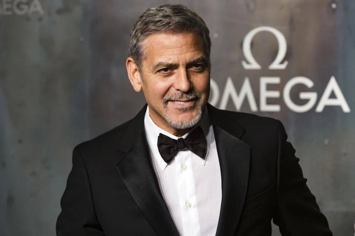 In this April 26, 2017 file photo, actor-director George Clooney arrives at the 60th anniversary of the Omega Speedster watch in London. Clooney directs the upcoming film, "Suburbicon," written by starring Matt Damon, Oscar Isaac and Julianne Moore. (AP)