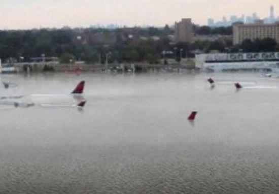 Social media users are flooding the Internet with fake images of the floods in a bid to go viral. (Photo courtesy: Twitter)