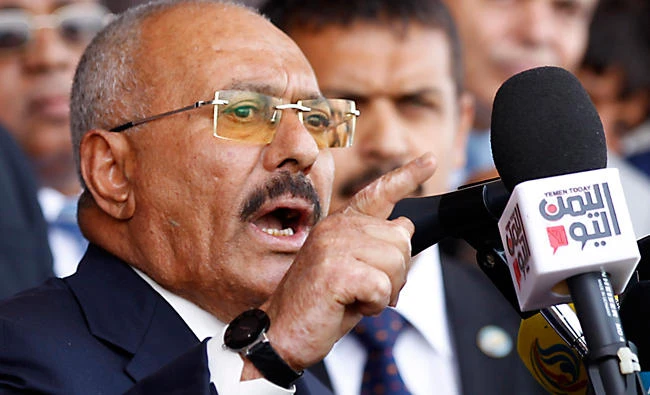 Yemen's ex-president Ali Abdullah Saleh. (AFP)