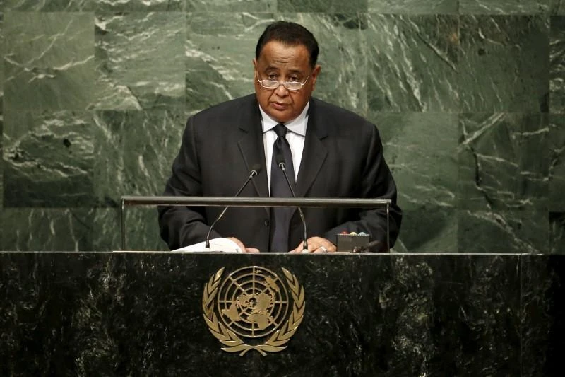 Ibrahim Ghandour, Foreign Minister of Sudan, addresses attendees during the 70th session of the United Nations General Assembly at UN Headquarters in New York, on October 2, 2015. (File photo by Reuters)