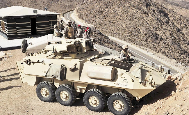 Saudi army are seen deployed along the Saudi border with Yemen, in this file photo taken on April 21, 2015. (REUTERS)