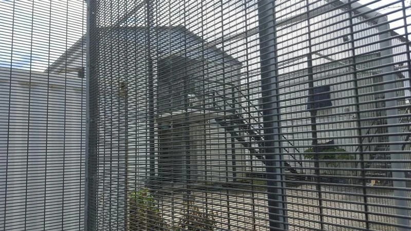 Security fences surround buildings inside the Manus Island detention centre in Papua New Guinea, February 11, 2017. Picture taken February 11, 2017. (Behrouz Boochani/Handout via REUTERS)
