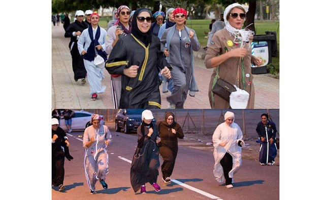 The Bliss Run is a non-profit group dedicated to educating women on fast-walking or running culture in the open air. (Photo courtesy: Instagram @blissrunners)