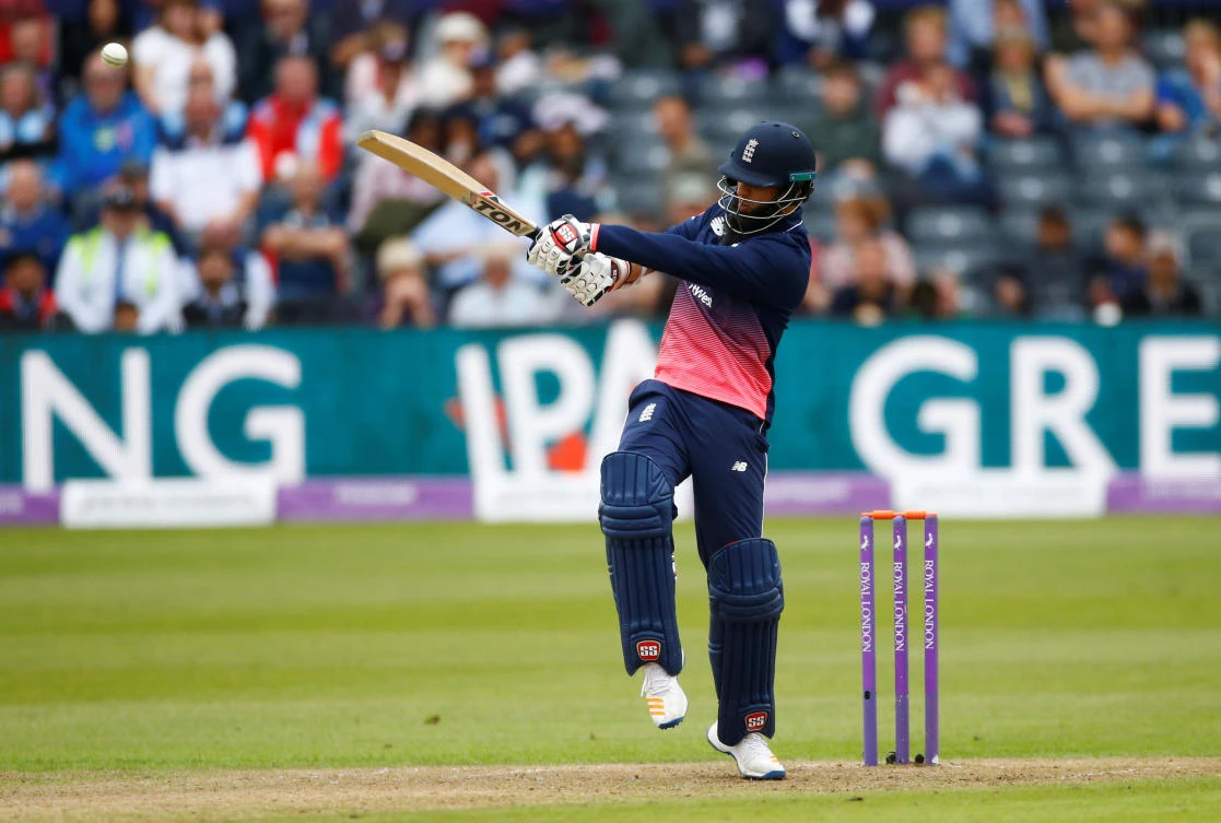 England’s Moeen Ali in action (Reuters/Peter Cziborra)