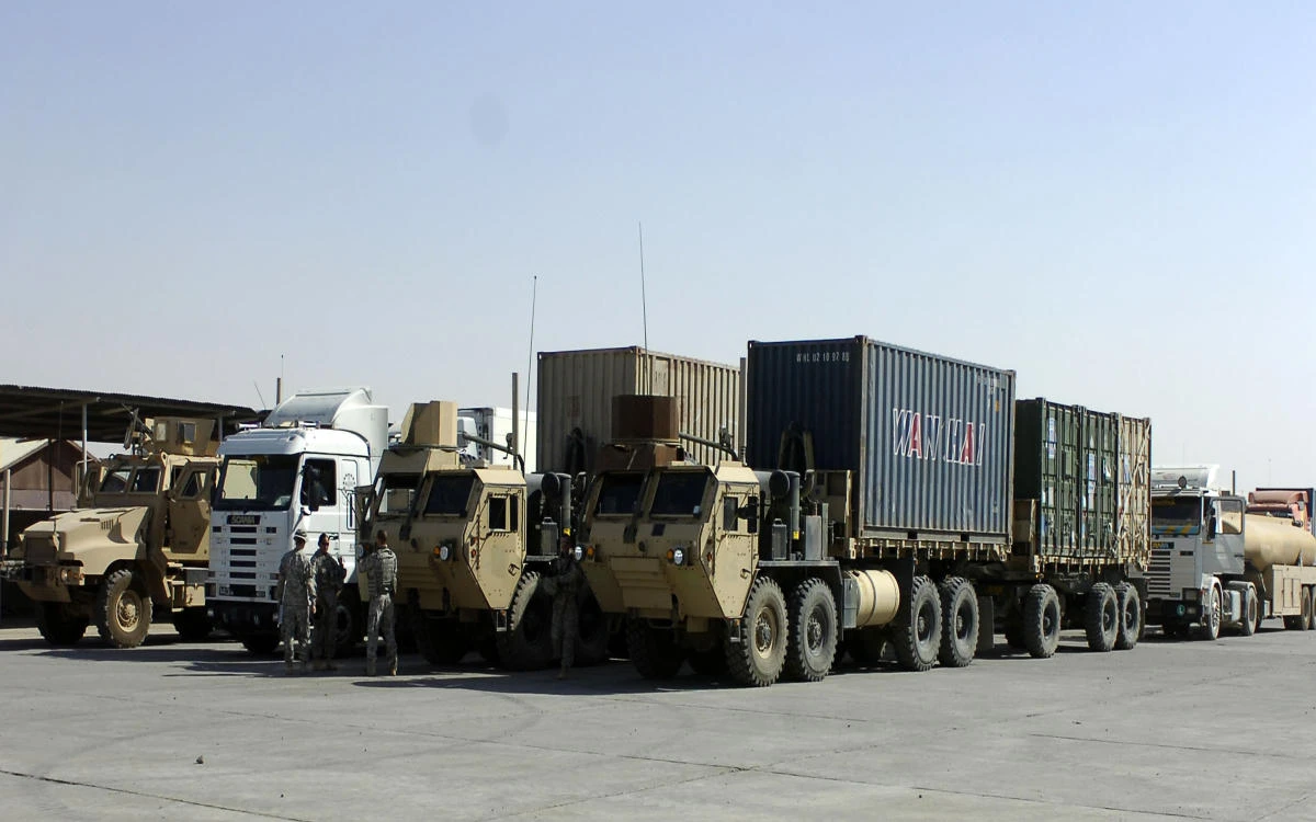 US military contractors in Iraq have accused Baghdad of using strong-arm tactics to force them to pay exorbitant taxes. (AP)
