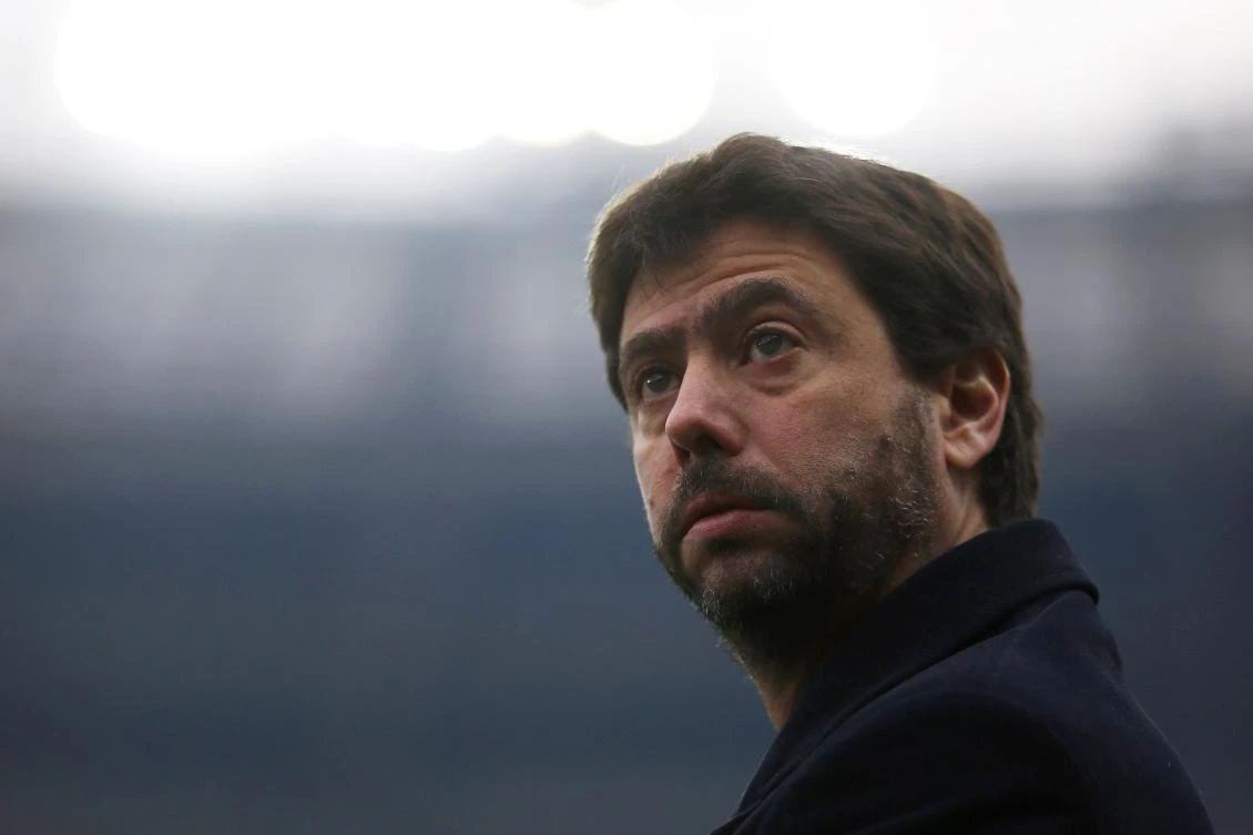 Juventus president Andrea Agnelli has been banned for a year for his role in the sale of tickets to fan groups, the Italian Football Federation said September 25, 2017. (AFP/Marco Bertorello)