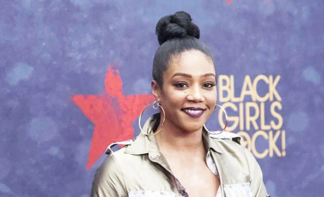 Tiffany Haddish attends the Black Girls Rock! Awards at the New Jersey Performing Arts Center in Newark, N.J. The Netflix special celebrating the series’ comedians and cultural impact premieres. (AP)