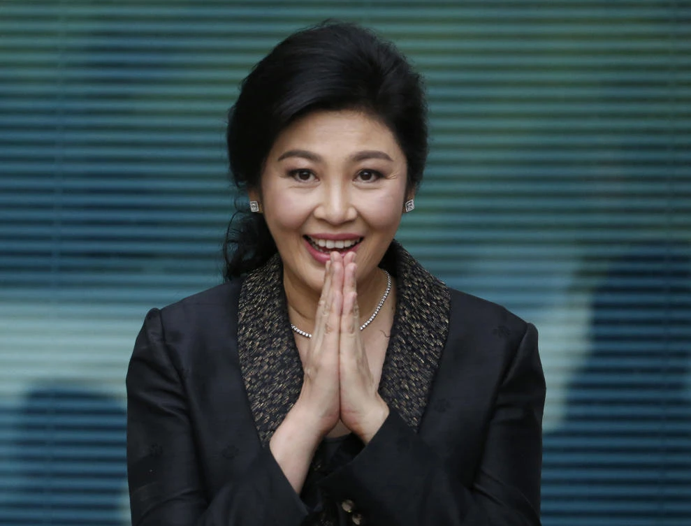 In this file photo, Thailand’s former Prime Minister Yingluck Shinawatra arrives at the Supreme Court to make her final statements in a trial on a charge of criminal negligence in Bangkok, Thailand, August 1, 2017. (File photo by AP)