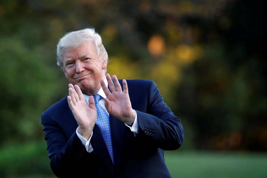 US President Donald Trump said his tax plan was aimed at helping working people, creating jobs and making the tax code simpler and fairer. (Reuters)