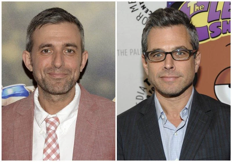 Fox’s “The Family Guy” showrunners, writer and producer Alec Sulkin, left, and producer Rich Appel. (AP)