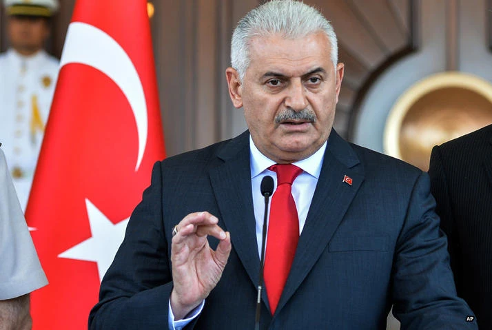 Turkish Prime Minister Binali Yildirim. (AP)