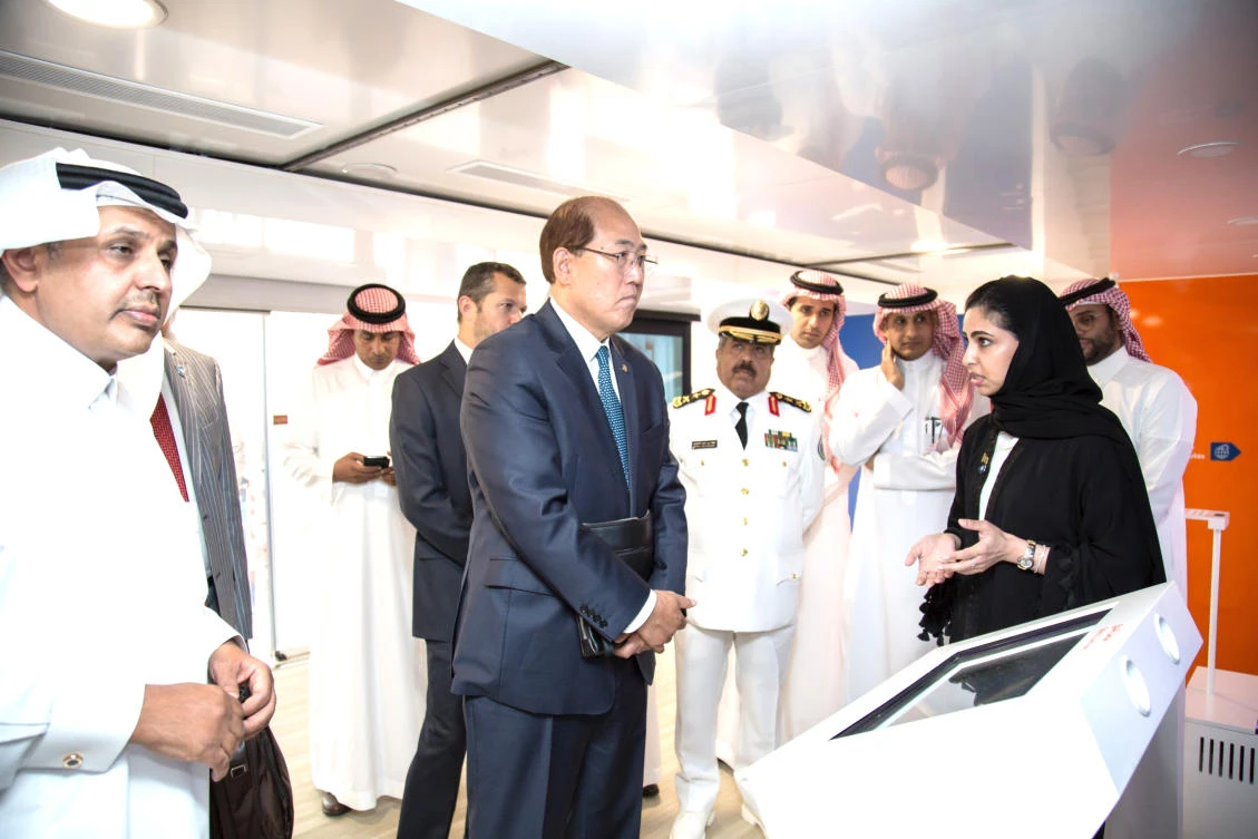 Bahri highlighted its leadership by showcasing its marine transportation and logistics capabilities at the event.