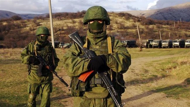File photo of Russian forces. (AFP)