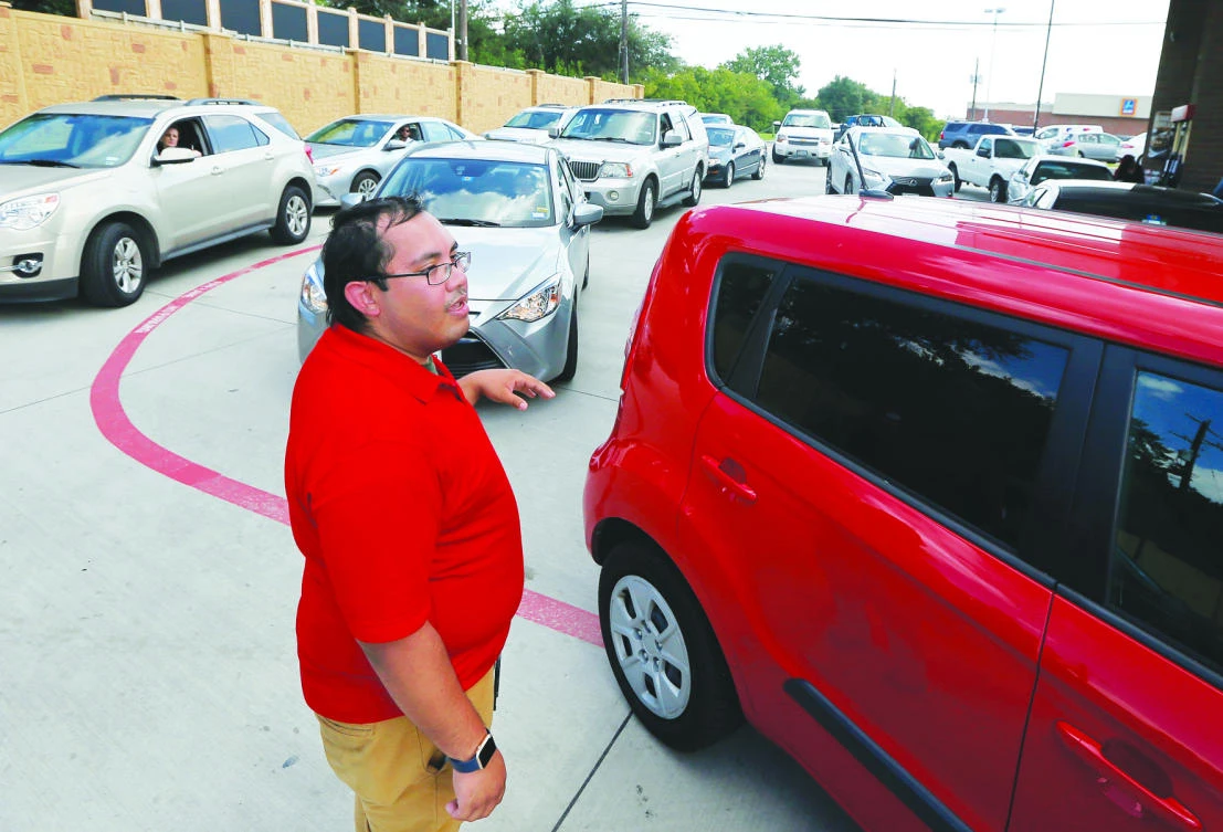 It is getting harder to fill gas tanks in parts of Texas where some stations are out of fuel and pump costs are spiking. (AP)