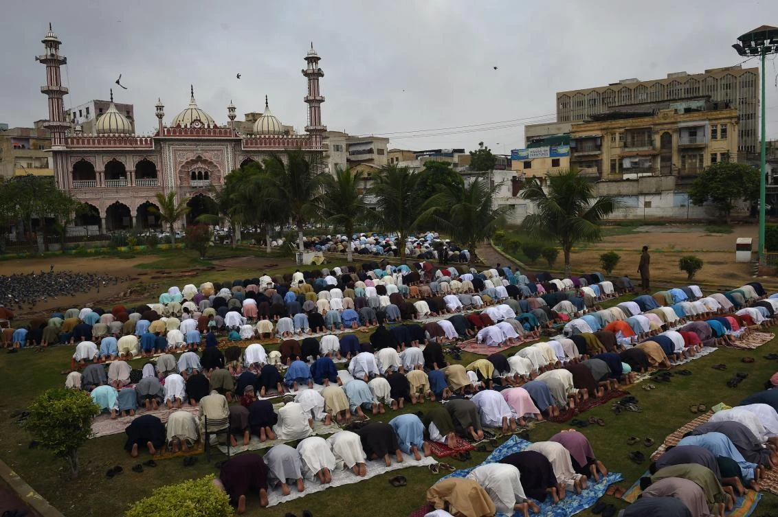 With prayer, sacrifices, Pakistani Muslims celebrate Eid Al-Adha