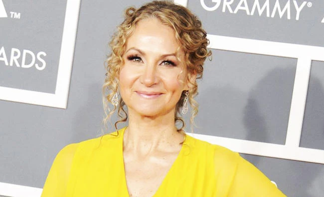 Joan Osborne arrives at the 55th annual Grammy Awards, in Los Angeles. (AP)