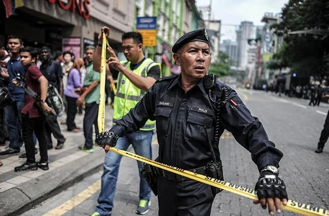 Malaysian police. (File photo by AFP)