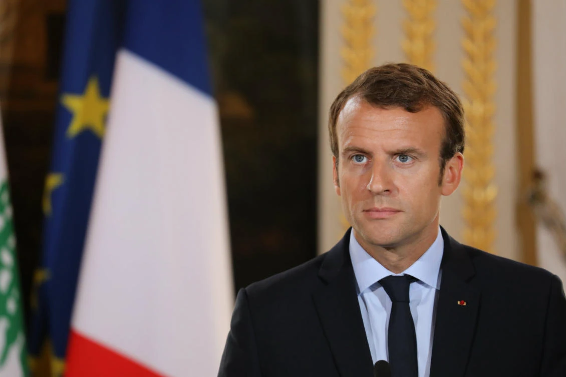 French President Emmanuel Macron. (AFP)