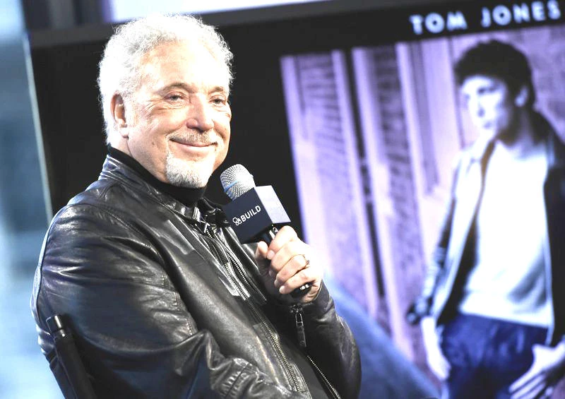 Tom Jones participates in AOL’s BUILD Speaker Series to discuss his new album, ‘Long Lost Suitcase’, at AOL Studios in New York. (AP)