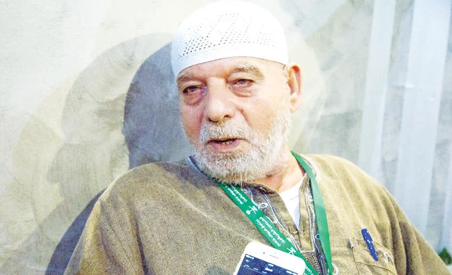Palestinian pilgrim Hussain Rayan. (AN photo)