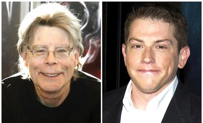 Author Stephen King, left, and filmmaker Seth Grahame-Smith appears at the ‘Abraham Lincoln: Vampire Hunter’ premiere in New York. (AP)