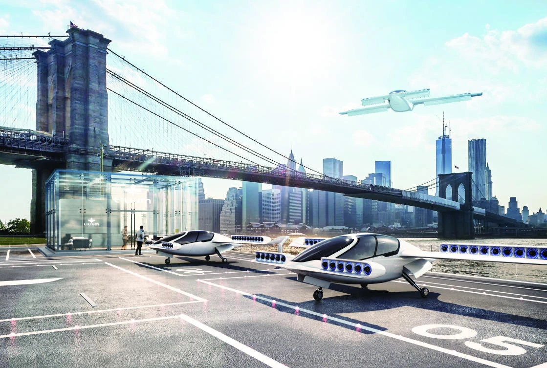 Lilium has emerged as one of Europe’s hottest start-ups as it looks to create a new category of aircraft capable of both vertical take-off and electric powered jet flight. (Photo courtesy of Lilium)
