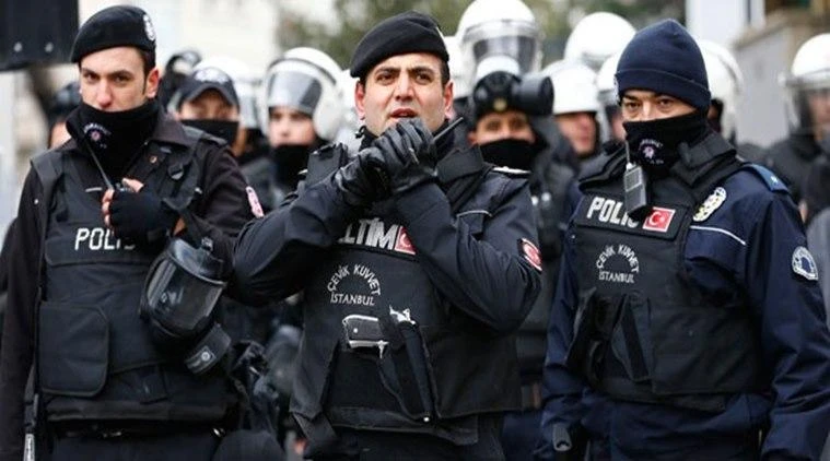 File photo of Turkish police. (REUTERS)