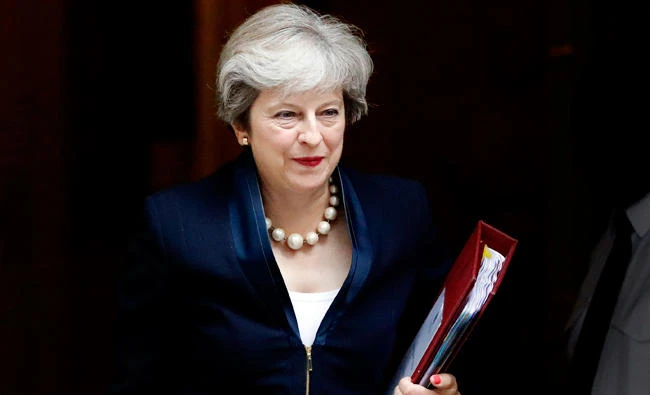 Britain's Prime Minister Theresa May. (AP)