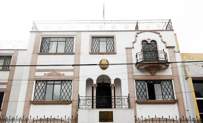 A view of the embassy of North Korea in Mexico City, Mexico, on Thursday. (REUTERS)