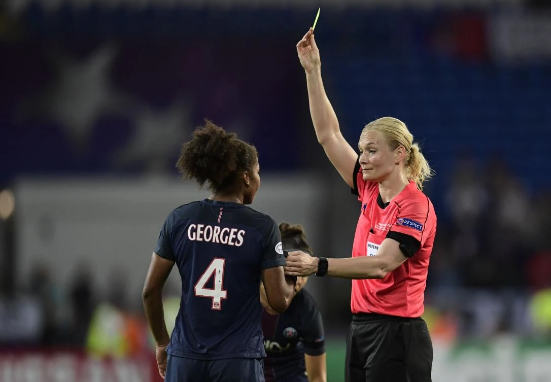 Bibiana Steinhaus is set to make history as the first female referee in a top European league. (AFP)