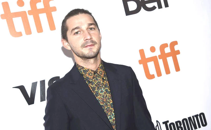 Shia LaBeouf attends the opening night gala for ‘Borg/McEnroe’ on Day 1 of the Toronto International Film Festival at Roy Thomson Hall. (AP)