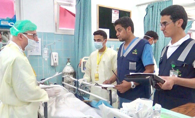 The reasons behind the outbreak of cholera among border crossers who were arrested by the Border Guards and put in Bani Malek hospital. (SPA)