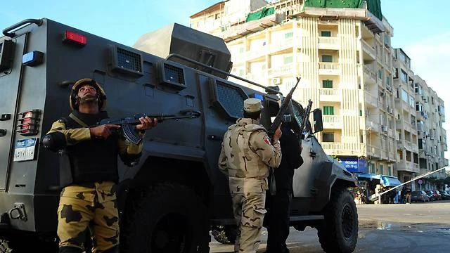 Egyptian security forces. (File photo by AFP)