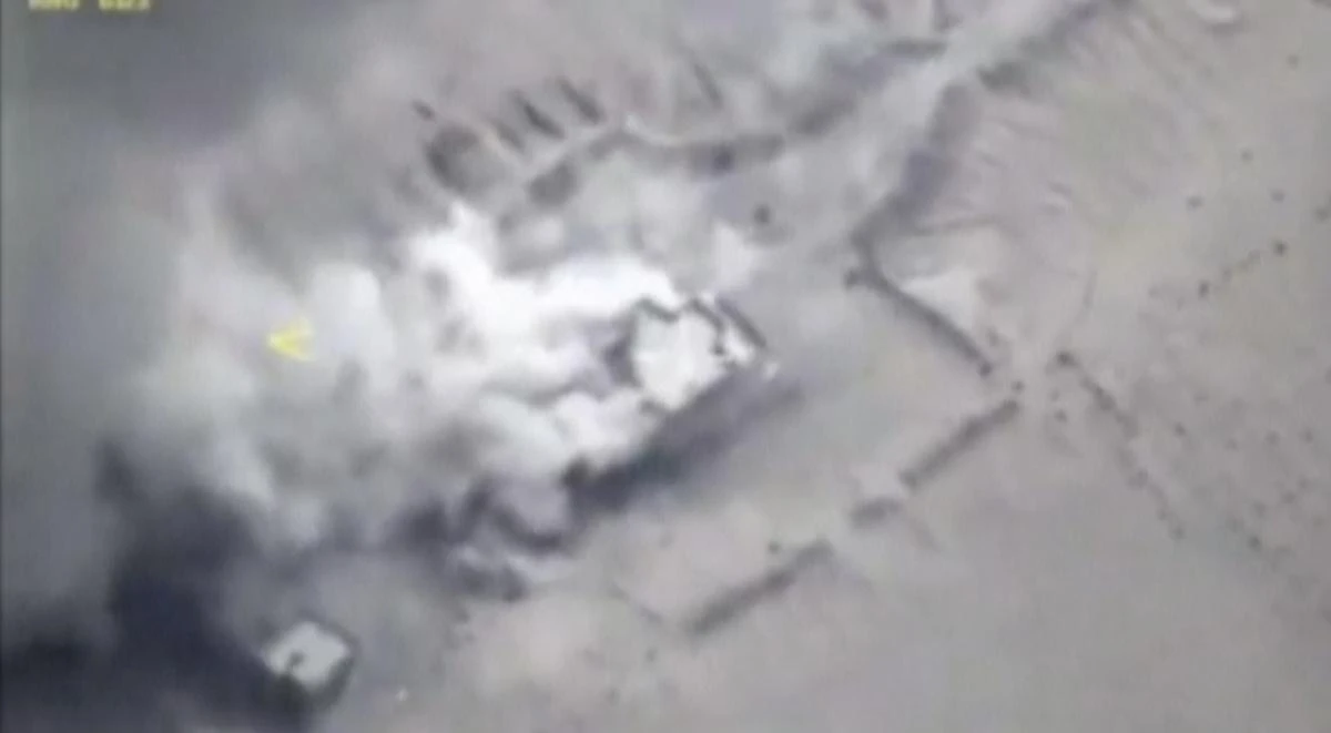 An airstrikes, carried out by the Russian frigate Admiral Essen and hitting what the Defence Ministry says was a Daesh target, in Deir Ezzor province, Syria. (Russian Defence Ministry/Handout via Reuters)