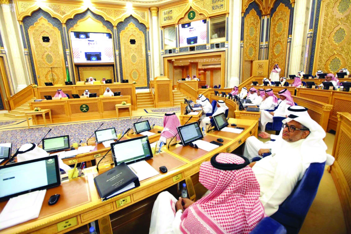 The Shoura Council holds its 51st ordinary session in Riyadh on Wednesday. (SPA)