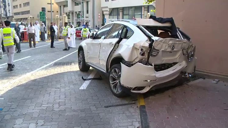 Above, an image released by Abu Dhabi police in January 2015. (Courtesy Security Media)