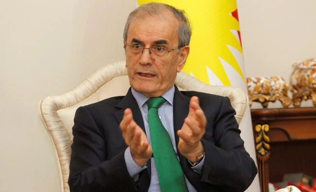 Governor of Kirkuk Province Najmaddin Kareem speaks during an interview with Reuters in Kirkuk, Iraq on September 14, 2017. (REUTERS/Ako Rasheed)