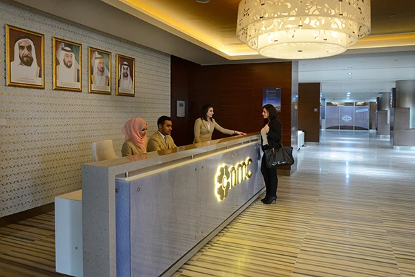 NMC Health this year unveiled the UAE’s largest private sector hospital —the $200 million NMC Royal Hospital at Khalifa City in Abu Dhabi. (Photo courtesy of NMC Health)