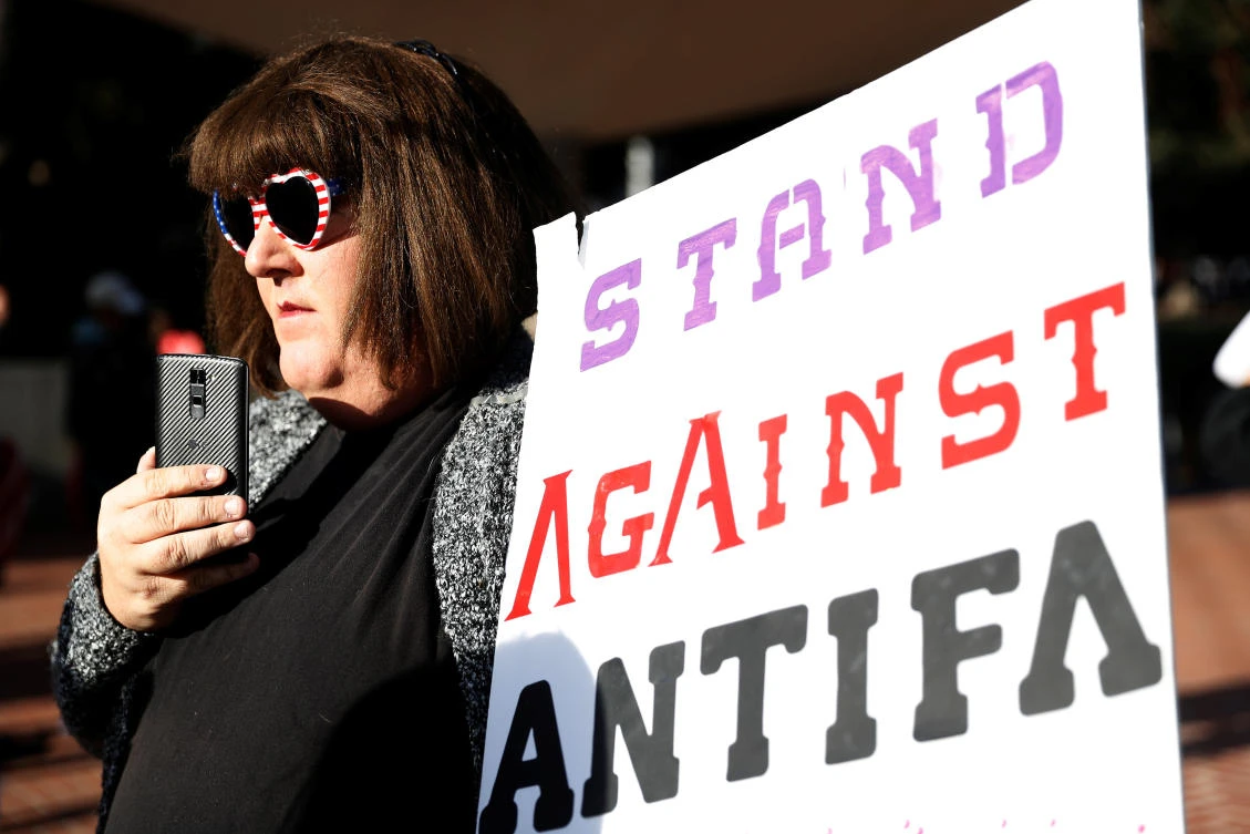 Trump says violence by anti-fascists proves him right on Charlottesville