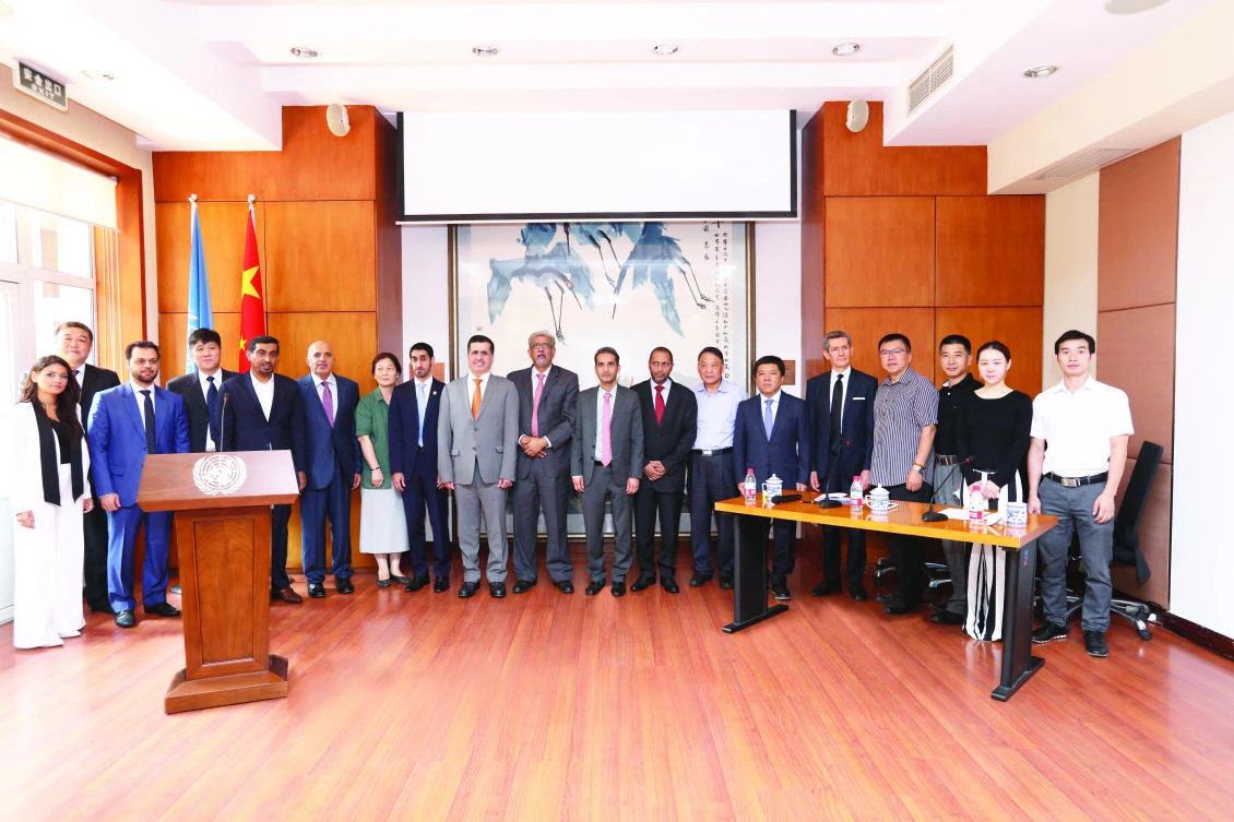 A delegation from WGEO lead by Saeed Mohammed Al-Tayer, chairman of WGEO, visited Beijing for the official launch of the platform.