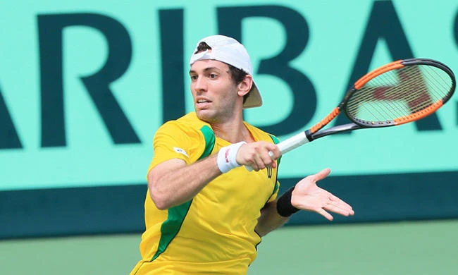 Guilherme Clezar is ranked 244th in the world and mainly competes on the Challenger tour. (AFP)