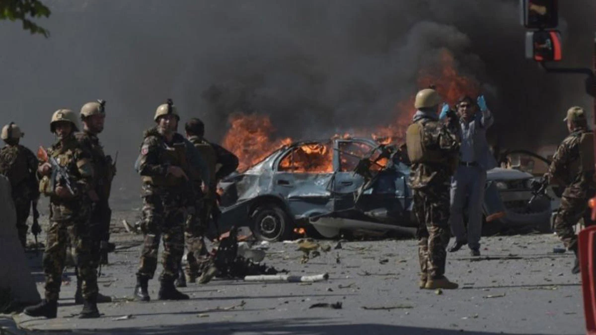 “The blast happened at around noon in a market where people go to download music and videos to their mobile phones,” Khost provincial police chief Faizullah Khairat told AFP. (AFP)