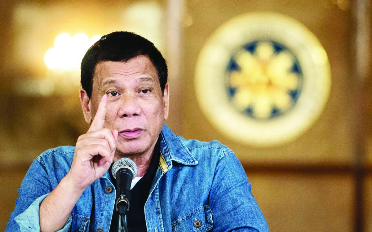 The Philippine president’s comments were a marked change from his usual disdain for the UN. (AFP)