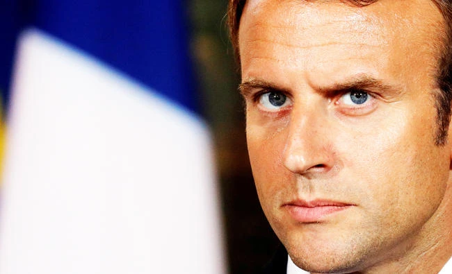 French President Emmanuel Macron. (Reuters)