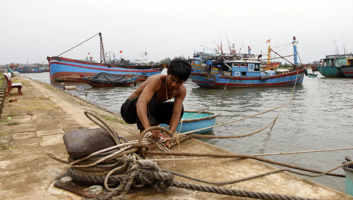(Representational image) A fishman anchors his fishing boat at a port in the central province of Quang Tri on September 14, 2017. (AFP)