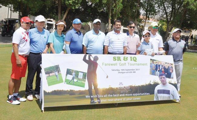 Tournament honorees Imran Qadir and Shahid Rabbani, center, with the winners. (AN photo)