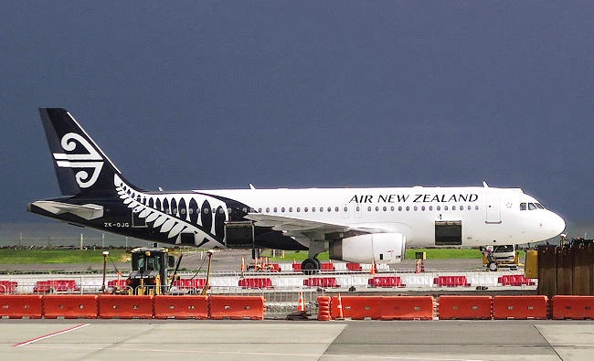 An Air New Zealand Airbus A320 plane sits on the tarmac at Auckland Airport in New Zealand, in this June 25, 2017 photo. (REUTERS)