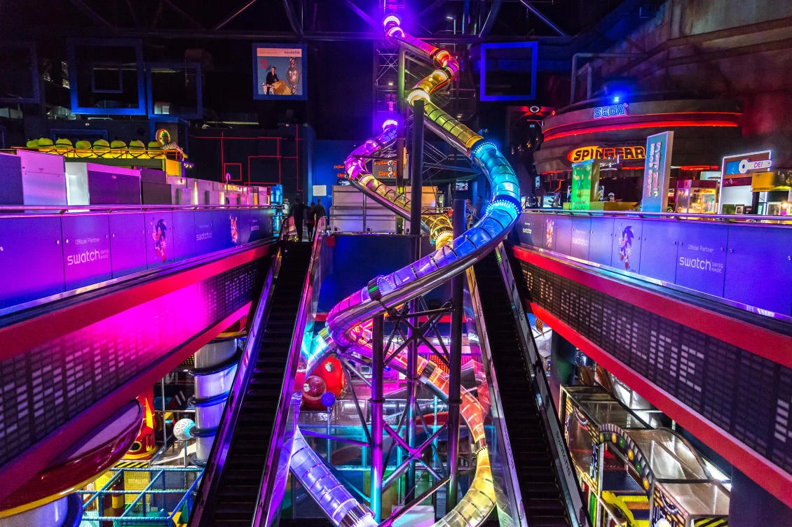 Saudi Arabia is seeking to boost its entertainment sector along the lines of neighboring Dubai, which has invested heavily in attractions such as the Sega Republic indoor theme park at Dubai Mall. (Shutterstock)