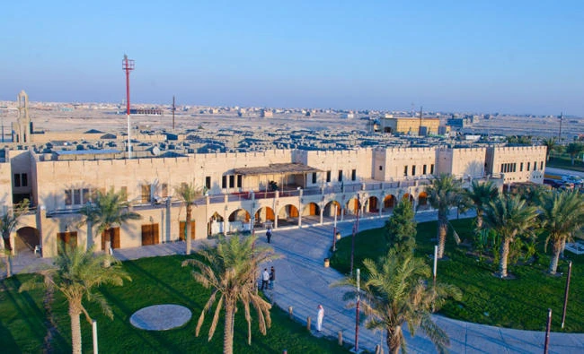Al Ahsa Municipality hosts the "National Tala" event in celebration of the National Day 87 of the Kingdom. (SPA)